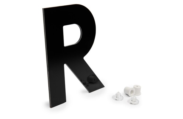 Lettere in pannello composito di alluminio Lettere in pannello composito di alluminio
